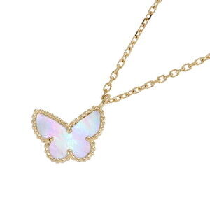 Van Cleef & Arpels Sweet Papillon Pendant Necklace in 18K Yellow Gold with Mo...